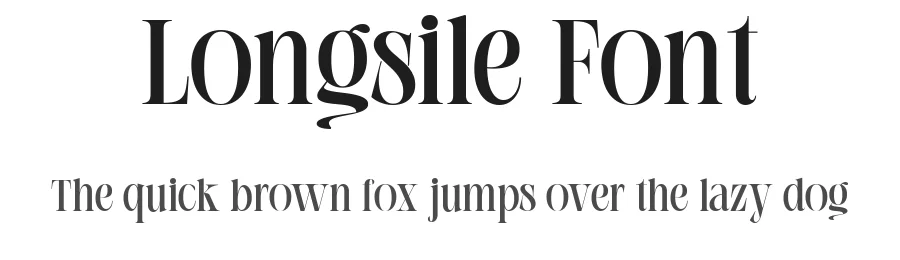 Longsile Font by gianstudio12 — Serif Font