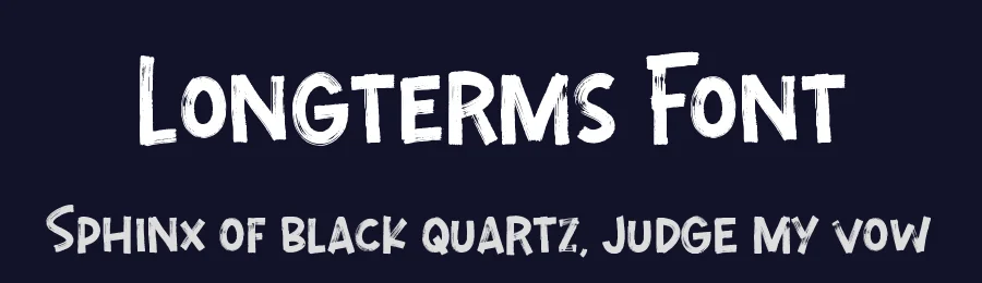 Longterms Font by Allouse.Studio — Display Font — thumbnail 2