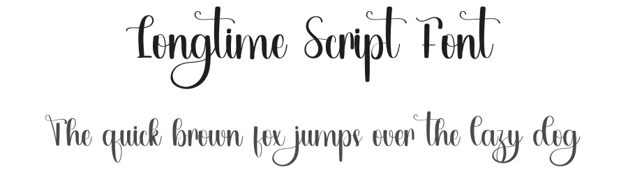 Longtime Script Font by inermediaSTUDIO — Script Handwritten Font