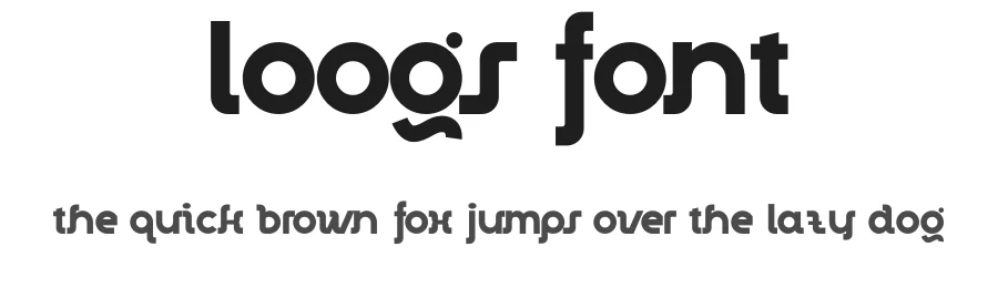 Loogs Font by mhdafifersya — Sans Serif Font