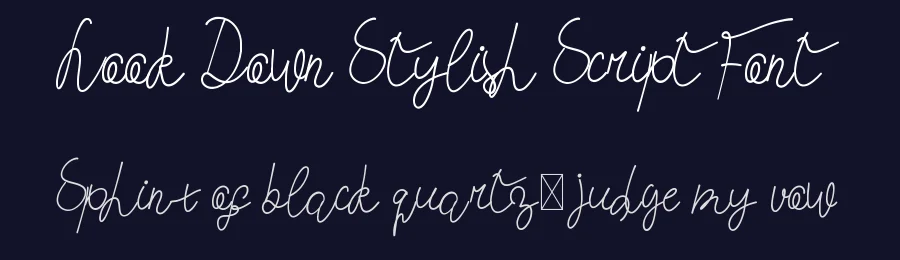 Look Down Stylish Script Font by edricstudio — Script Handwritten Font — thumbnail 2