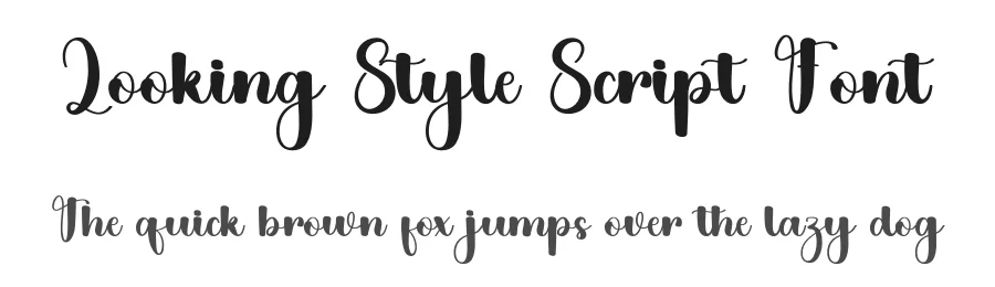 Looking Style Script Font by inermediaSTUDIO — Script Handwritten Font