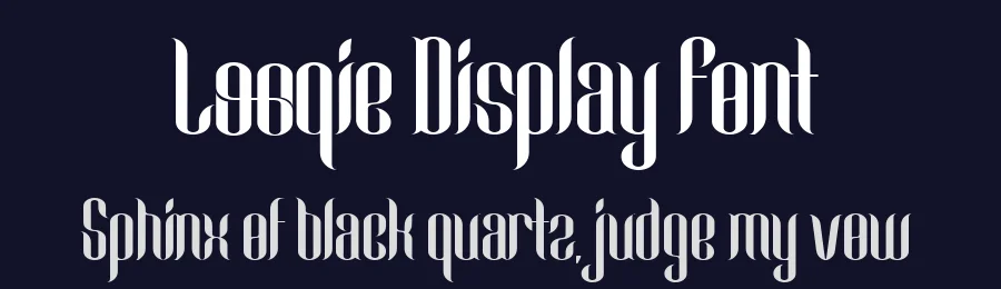 Looqie Display Font by Gilar Studio — Display Font — thumbnail 2