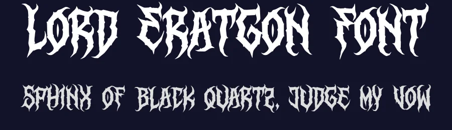 Lord Eratgon Font by Denustudios — Blackletter Font — thumbnail 2