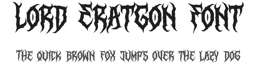 Lord Eratgon Font by Denustudios — Blackletter Font