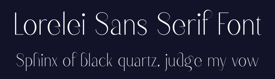Lorelei Sans Serif Font by vpcreativeshop — Display Font — thumbnail 2