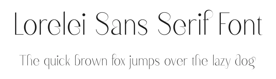 Lorelei Sans Serif Font by vpcreativeshop — Display Font