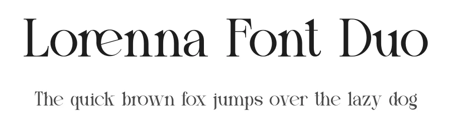 Lorenna Font Duo by MaikoHatta — Script Handwritten Font