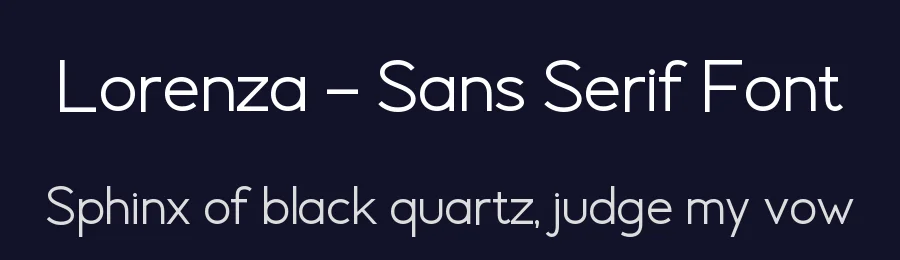 Lorenza – Sans Serif Font by Almarkha Type — Decorative Font — thumbnail 2