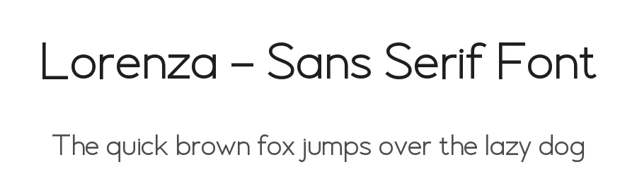 Lorenza – Sans Serif Font by Almarkha Type — Decorative Font