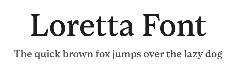Loretta Font by Nova Type Foundry — Serif Font