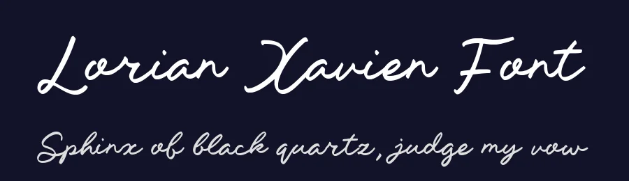 Lorian Xavien Font by Timur type — Script Handwritten Font — thumbnail 2