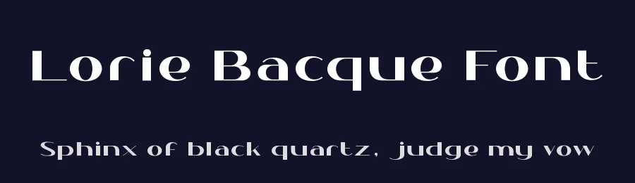 Lorie Bacque Font by PutraCetol Studio — Sans Serif Font — thumbnail 2