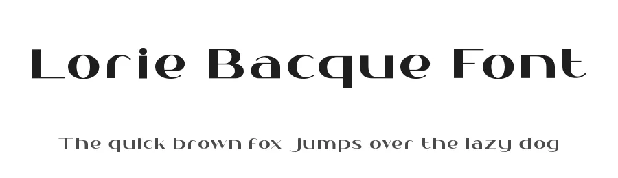 Lorie Bacque Font by PutraCetol Studio β Sans Serif Font