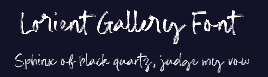 Lorient Gallery Font by Timur type — Script Handwritten Font — thumbnail 2