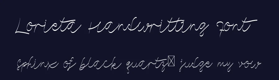 Lorieta Handwritting Font by edricstudio — Script Handwritten Font — thumbnail 2