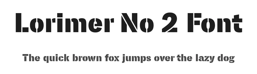 Lorimer No 2 Font by 1001fonts — Sans Serif Font
