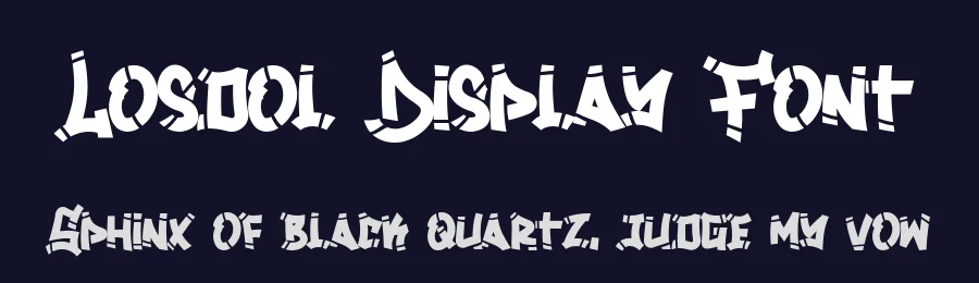 Losdol Display Font by typotopia — Display Font — thumbnail 2