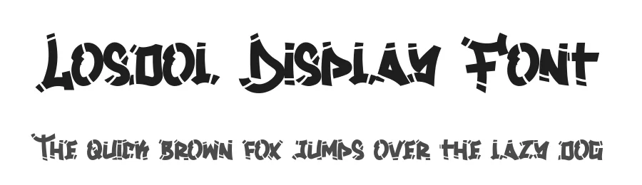 Losdol Display Font by typotopia — Display Font