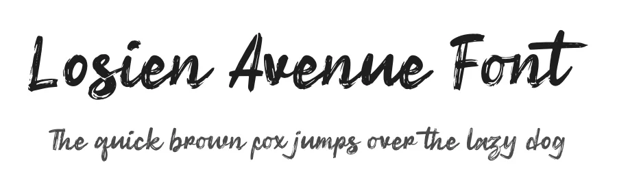 Losien Avenue Font by Gracetypestudio — Script Handwritten Font