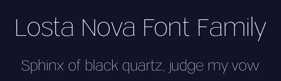 Losta Nova Font Family by creativemedialab — Sans Serif Font — thumbnail 2