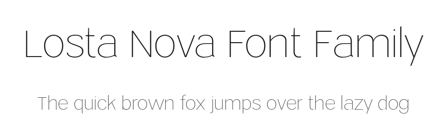 Losta Nova Font Family by creativemedialab — Sans Serif Font