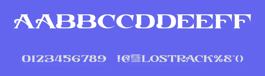 Lostrack Font by Din Studio — Display Font — thumbnail 3