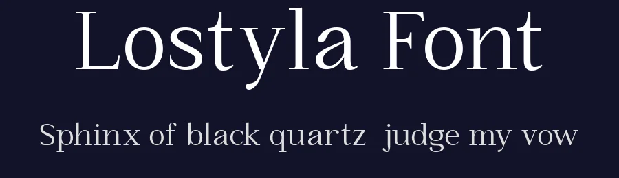 Lostyla Font by Icreatype — Serif Font — thumbnail 2