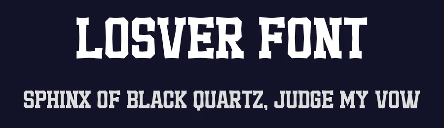 Losver Font by Marvadesign — Slab Serif Font — thumbnail 2