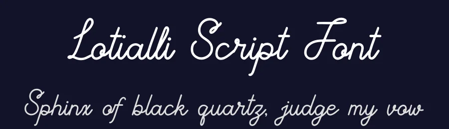 Lotialli Script Font by Denustudios — Serif Font — thumbnail 2