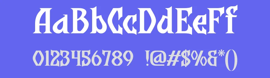 Lotrance Font by burntilldead — Display Font — thumbnail 3
