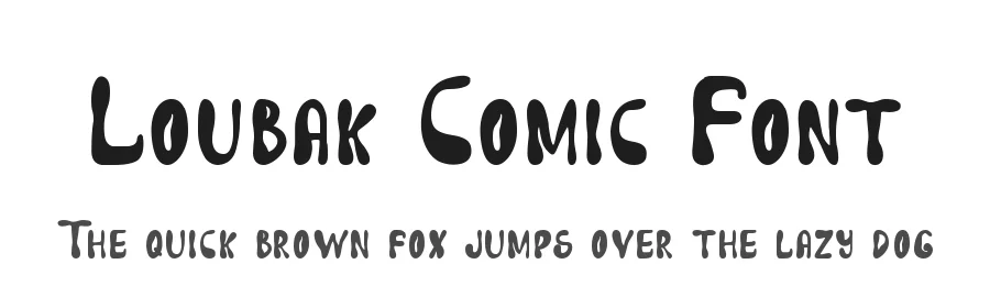 Loubak Comic Font by imamfathoni0 — Decorative Font