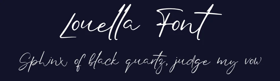 Louella Font by vpcreativeshop — Script Handwritten Font — thumbnail 2