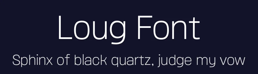 Loug Font by Unforma Club — Sans Serif Font — thumbnail 2