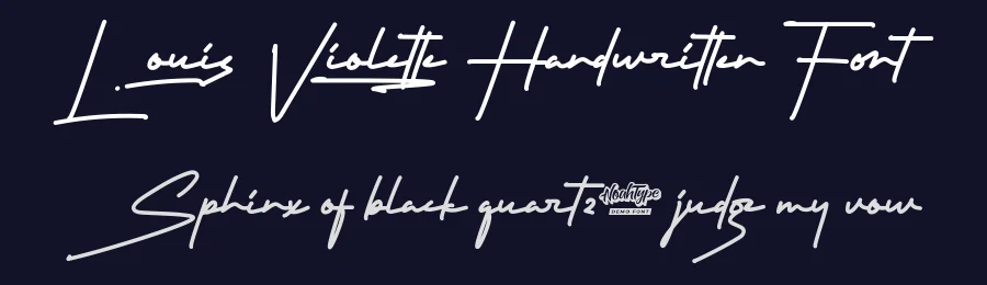 Louis Violette Handwritten Font by noahtype — Script Handwritten Font — thumbnail 2