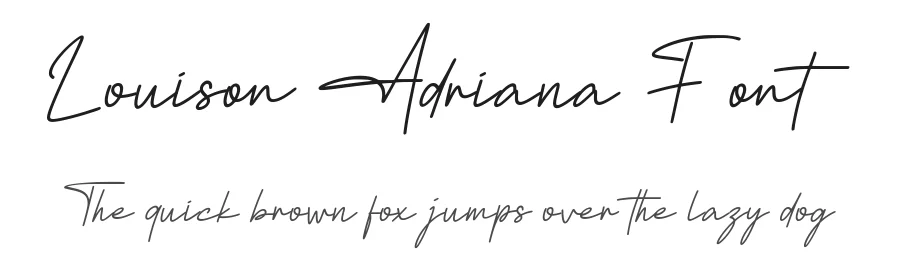 Louison Adriana Font by Funtype — Serif Font