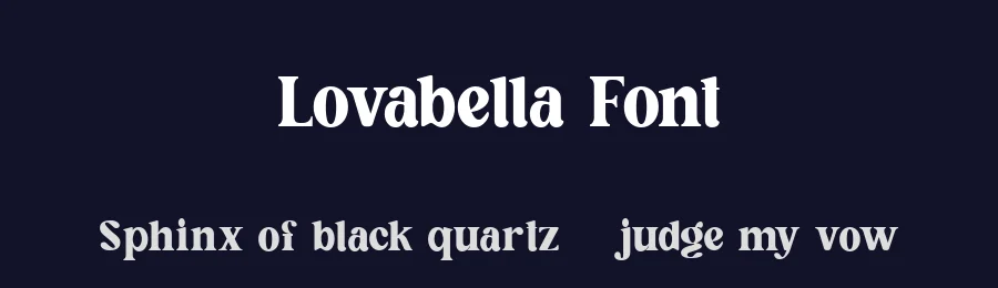 Lovabella Font by Aksapix_Type — Display Font — thumbnail 2