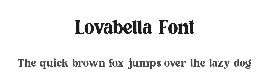 Lovabella Font by Aksapix_Type — Display Font