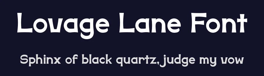 Lovage Lane Font by HipFonts — Display Font — thumbnail 2