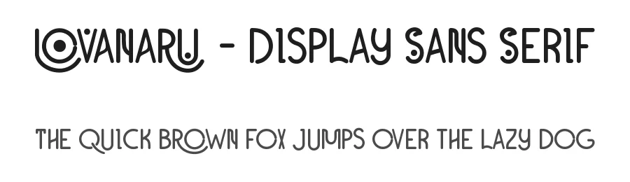 Lovanaru – Display Sans Serif by Attype-Studio — Sans Serif Font