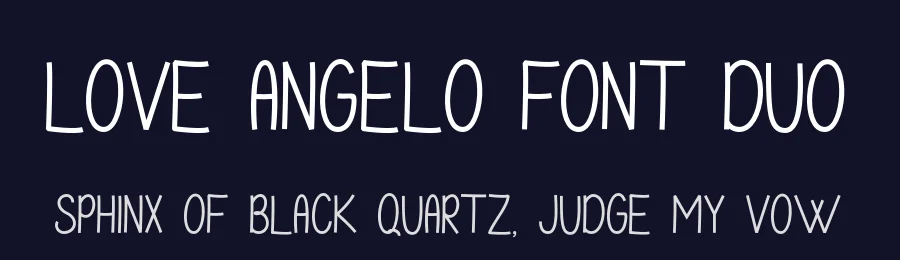 Love Angelo Font Duo by SlexStudio — Script Handwritten Font — thumbnail 2