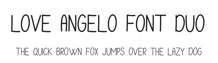 Love Angelo Font Duo by SlexStudio — Script Handwritten Font