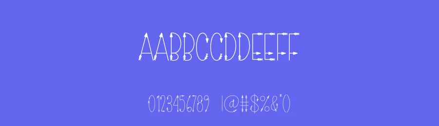 Love Arrow Display Font by creativeletter — Display Font — thumbnail 3
