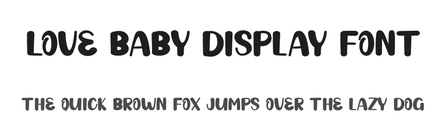 Love Baby Display Font by creativeletter — Display Font