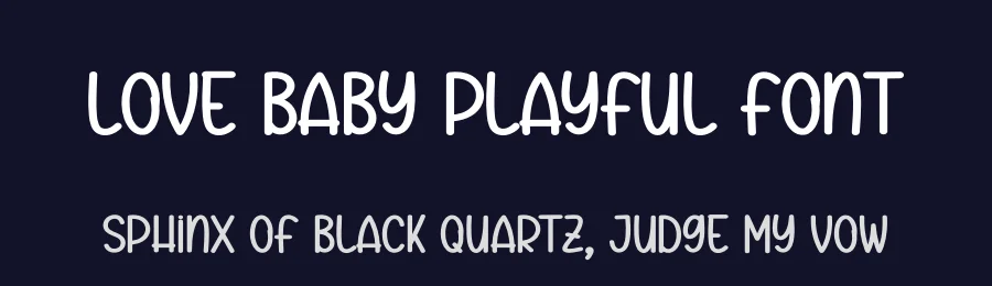Love Baby Playful Font by creativeletter — Script Handwritten Font — thumbnail 2
