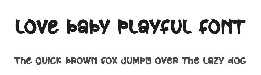 Love Baby Playful Font by creativeletter — Script Handwritten Font