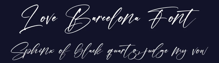 Love Barcelona Font by afterpaper — Script Handwritten Font — thumbnail 2