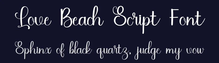 Love Beach Script Font by inermediaSTUDIO — Script Handwritten Font — thumbnail 2