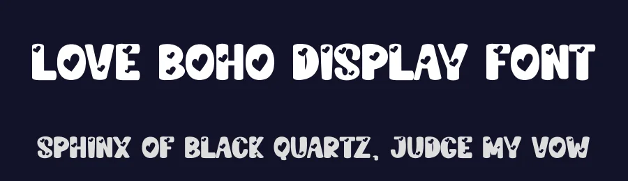 Love Boho Display Font by creativeletter — Display Font — thumbnail 2
