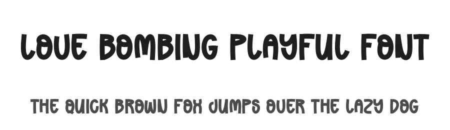 Love Bombing Playful Font by creativeletter — Script Handwritten Font